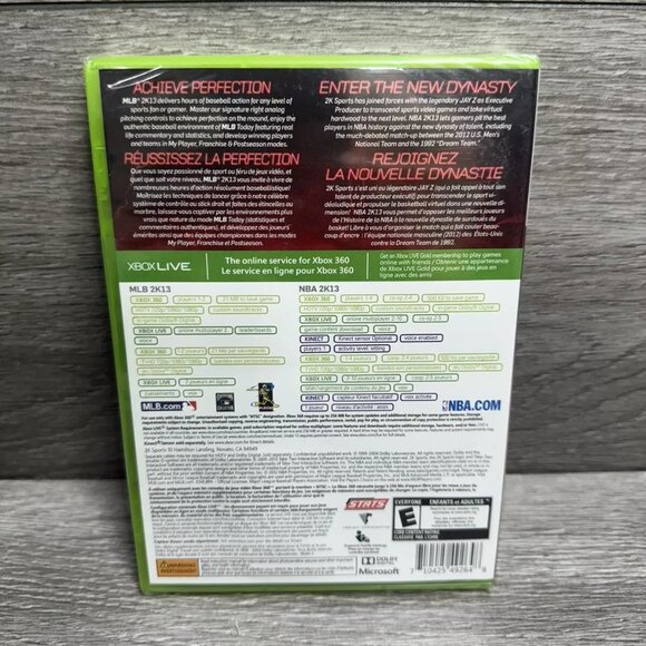 MLB 2K13 / NBA 2K13 - Two Signature Games - Microsoft Xbox 360 - Picture 2 of 4